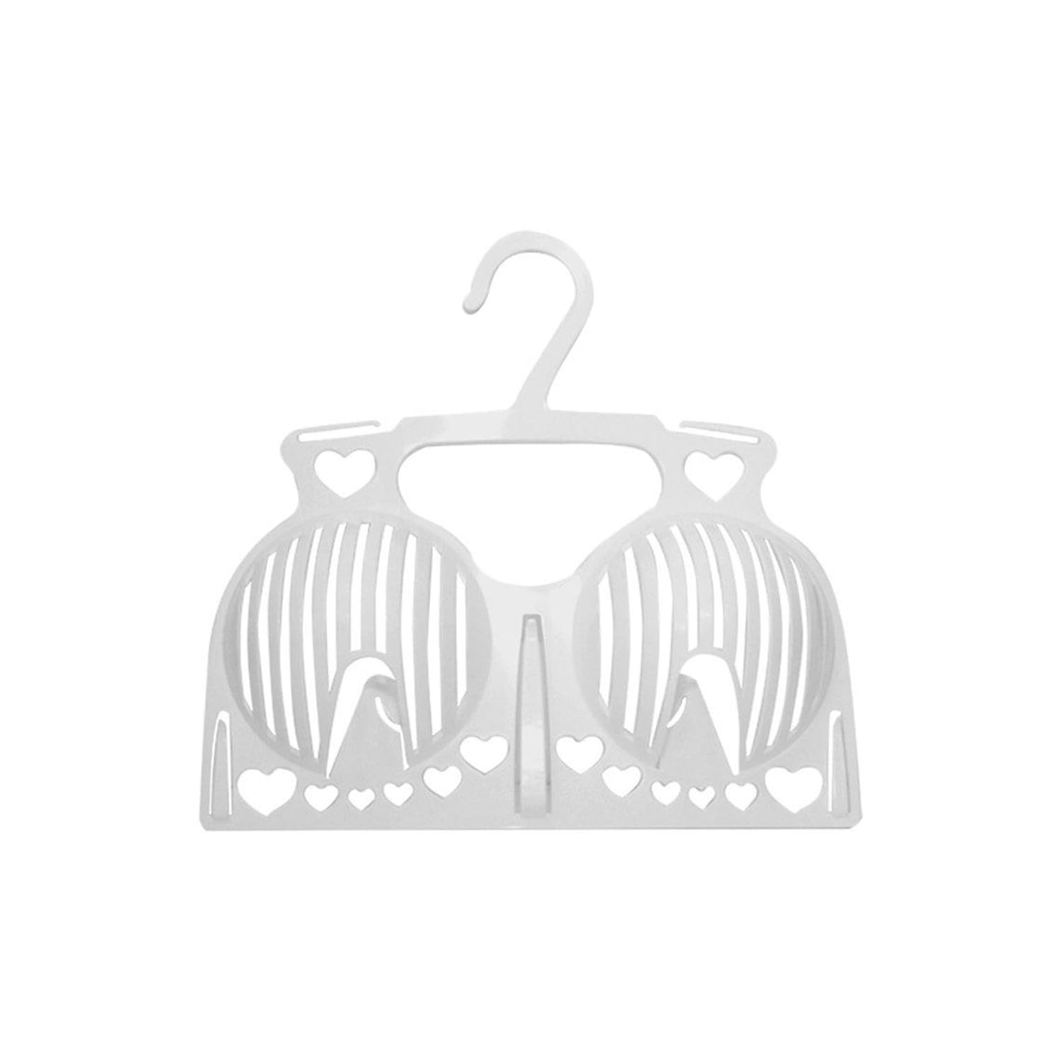 Avilia Zestaw 2 wieszaków na biustonosz - wieszaki na biustonosze, utrzymują kształt i zapobiegają zgnieceniom, tworzywo sztuczne, 28,7 x 25,6 x 6,5 cm, biały