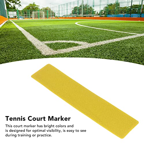 VGEBY Tennis Court Marker, Good Toughness Wear Resistant Multipurpose Court Line Marker Set for Pickleball Basketball (Yellow) - Image 4