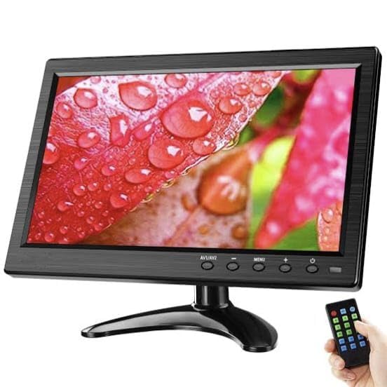 10.1 Inch Hd Display TFT LCD Color Screen Monitor for Car Backup Camera&Home Security System Built in Speaker Support Bnc/Avi/Vga/Hdmi Input,Compatible for Pc,DVD,Tv, Black Colour-image-31