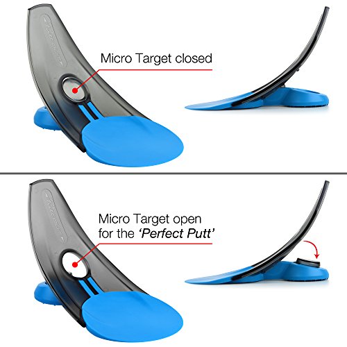 PuttOut Pressure Putt Trainer - Perfect Your Golf Putting (Blue)