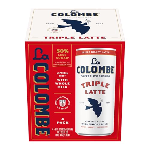 La Colombe Triple Draft Latte, 9oz, 4 cans, Buy 2 to save more
