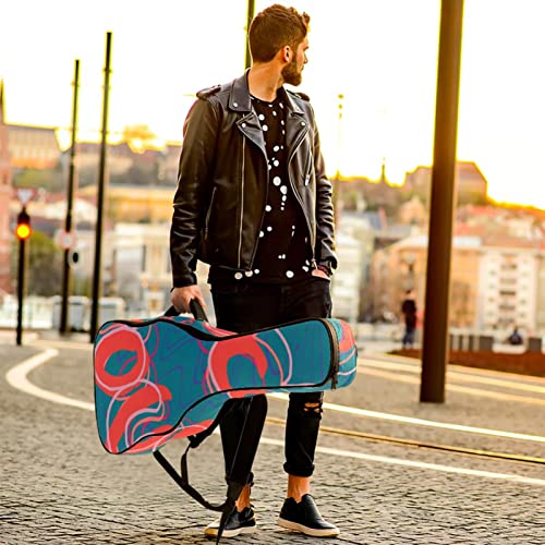 Étui de protection rembourré pour guitare acoustique classique Motif damier avec fleurs jaunes, Multicolore 10., 42.9×16… - Les Beatles, Paul McCartney, John Lennon, RIngo Starr, George Harrison Étui de protection rembourré pour guitare acoustique classique Motif damier avec fleurs jaunes, Multicolore 10., 42.9x16… – Image 7