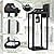 Dusk to Dawn Outdoor Wall Light Fixtures - 2 Packs Exterior Waterproof Outdoor Lighting, Modern Porch Sconces Wall Mounted Lighting, Industrial Anti-rust Matte Black Outside Lantern for Front Door