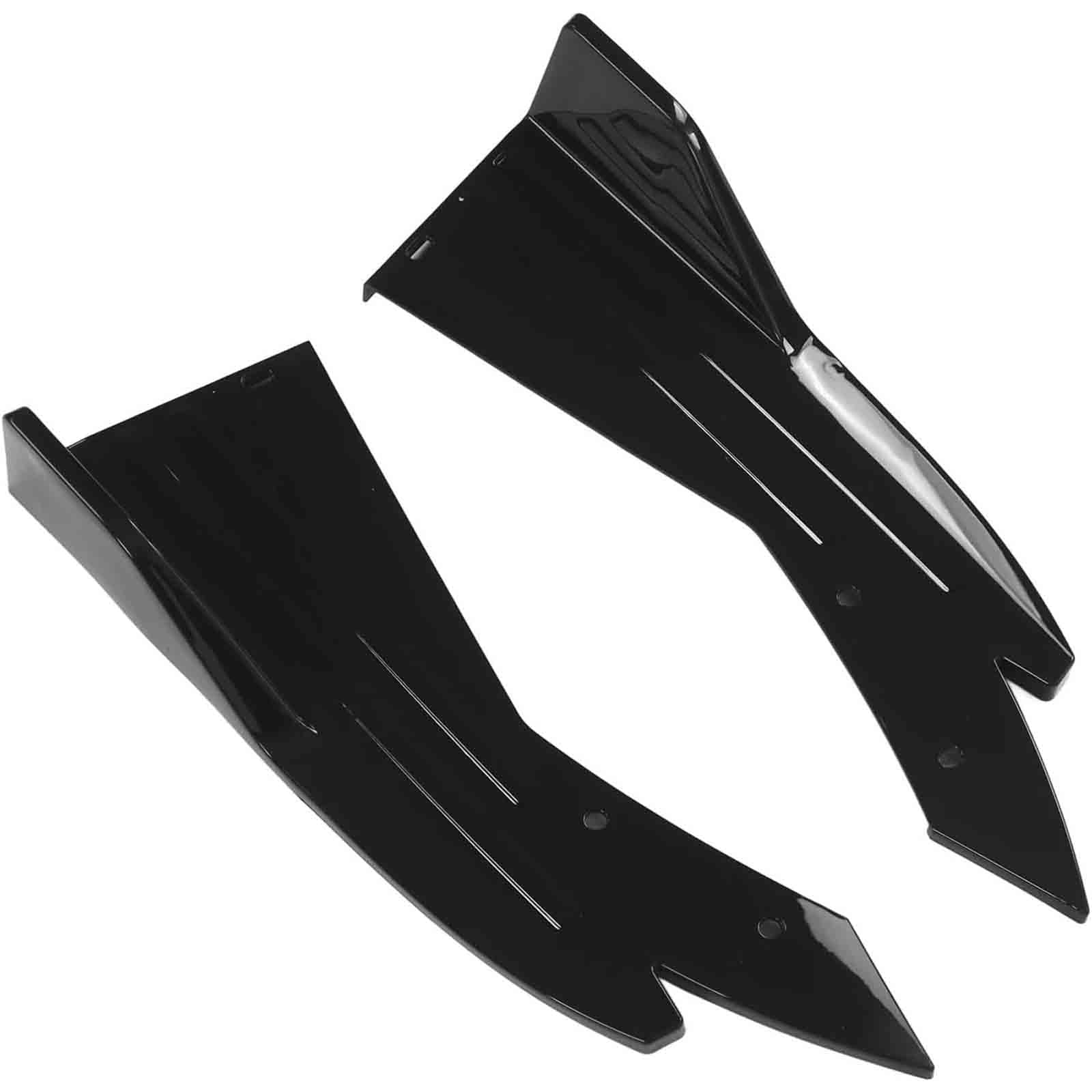1 para rozdzielaczy tylnego zderzaka samochodu, kompatybilny z Audi Q4, Q5, Q6, Q7, Q8, przedłużenie, ochrona narożników, ochrona narożników, 1 para