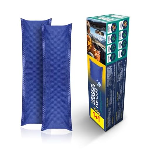 ToM PaR Deshumidificador para Coche 440g | 2er lote | Absorbente de Humedad | Almohadilla Antivaho para Vehículos, Previene la Humedad y el Moho | Ideal para Automóviles, Caravanas y Garajes