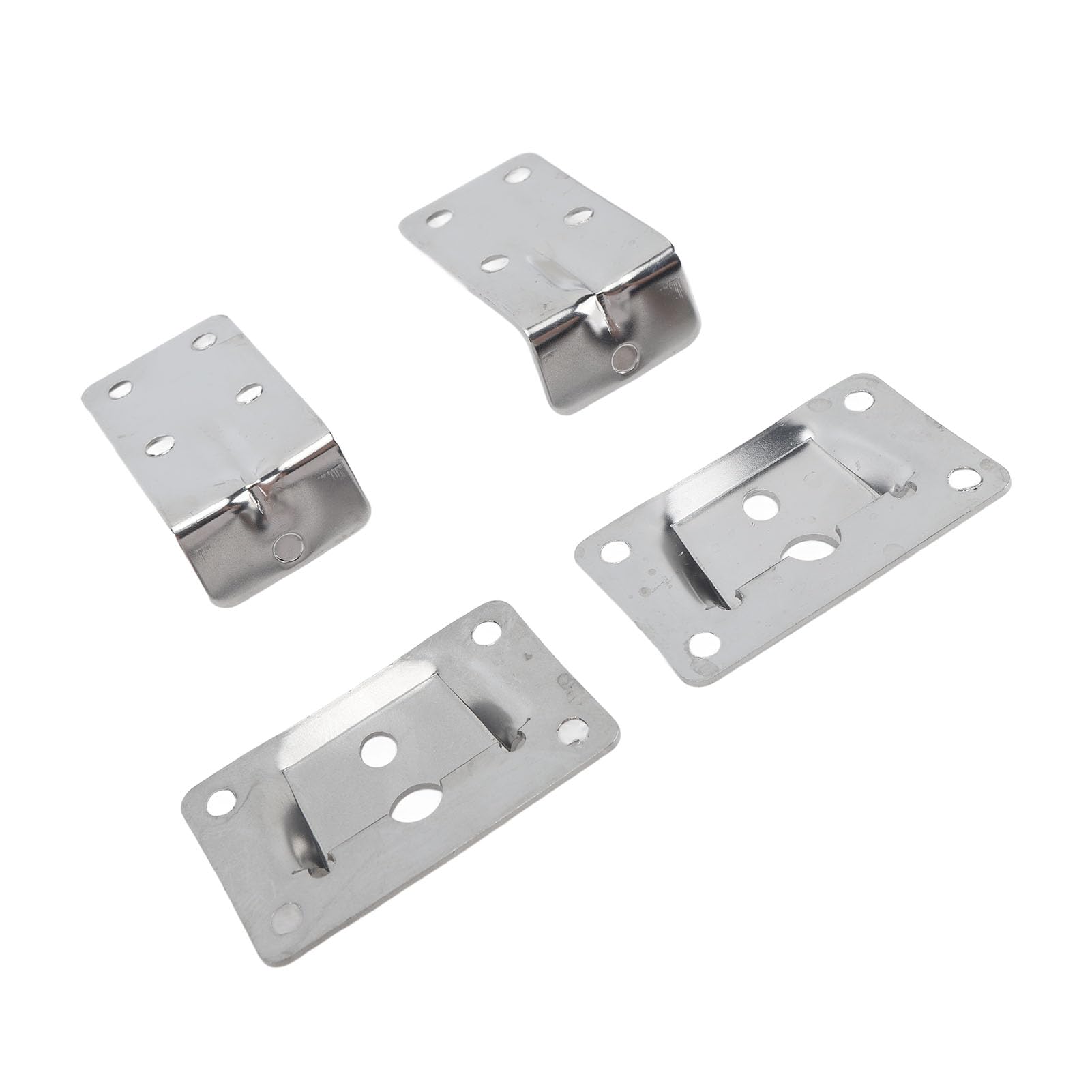 Focket Ensemble de Supports de Table Amovibles en Acier Inoxydable, 2 Supports muraux et 2 Supports de Table, Tige de Support pour Tables Amovibles, Supports de Table pour Bateau, véhicul