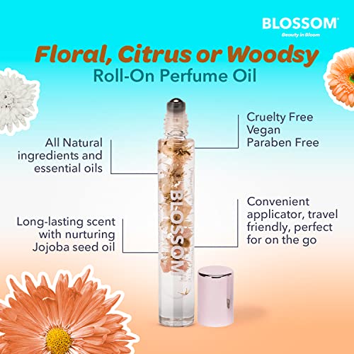 Blossom BL-PO16-CTRSJSMN Roll On Rollerball Perfume Oil, Alcohol Free + Essential Oils, Infused With Real Flowers, Made In Usa thumb #6