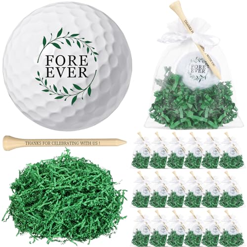 Realspring 24 Sets Wedding Gifts for Guests Wedding Golf Balls