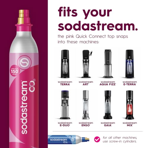Image of SodaStream Quick Connect CQC 60L Co2 Stock-Up Bundle with Bubly 3-Pack