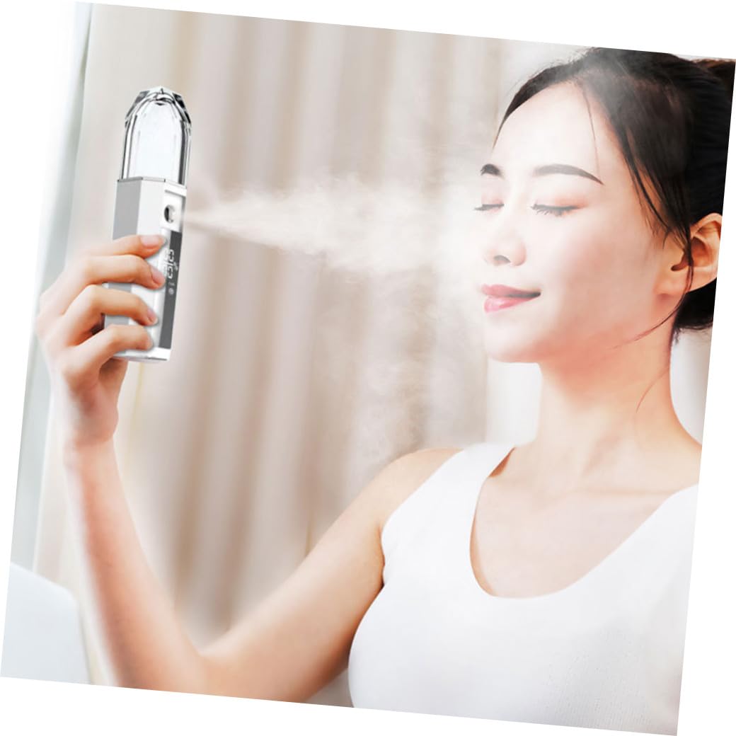 Beaupretty Máquina de Bruma Facial Portátil Recargable de Niebla Fría Abs, Hidratante y Humectante para Cuidado Diario Piel