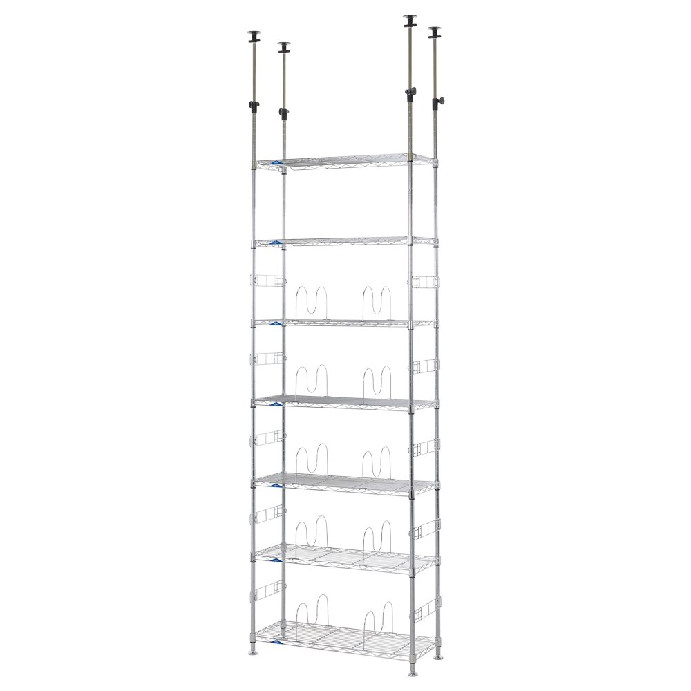 Amazon｜ドウシシャ ルミナス フィール 突っ張りラック 本棚 壁面収納  