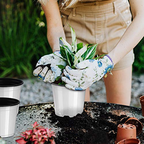 UPMCT 4 5 6 Inch Nursery Pots Variety Pack, 24 Packs