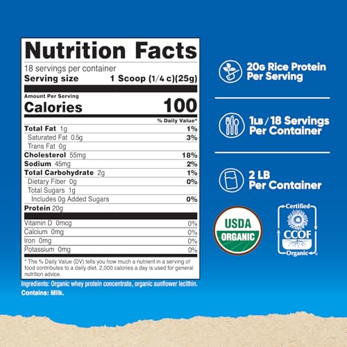 Nutricost NTC-10524 Organic Whey Protein Concentrate thumb #1