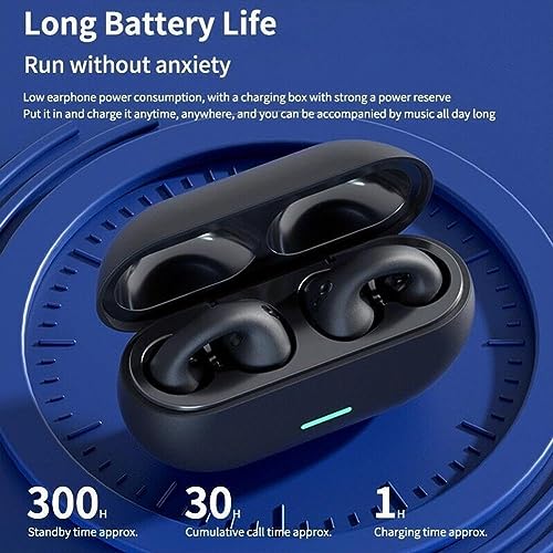 Image of Techking 15 Years Warranty Bone Conduction Bluetooth 5.3 Open-Ear Clip Headphones | Ultra-Light Wireless Earbuds for Sports, Travel & Daily Use | Secure Fit & HD Sound