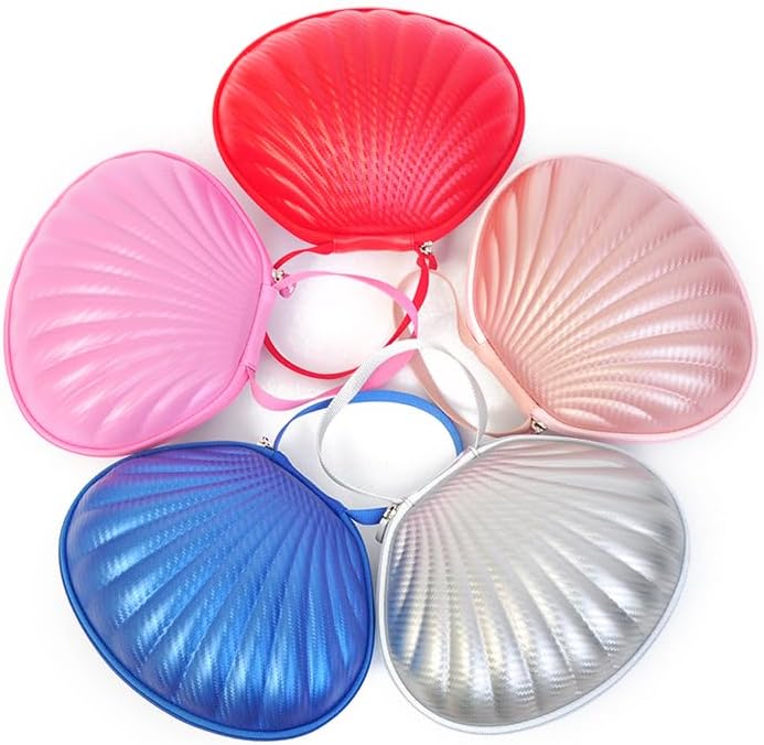 Hard Shell Travel Case for Self Adhesive Silicone Bras [A-DD Cup] Premium Nubra Organizer Portable Bikini Competition Storage Bag (Rose Gold) - Image 3