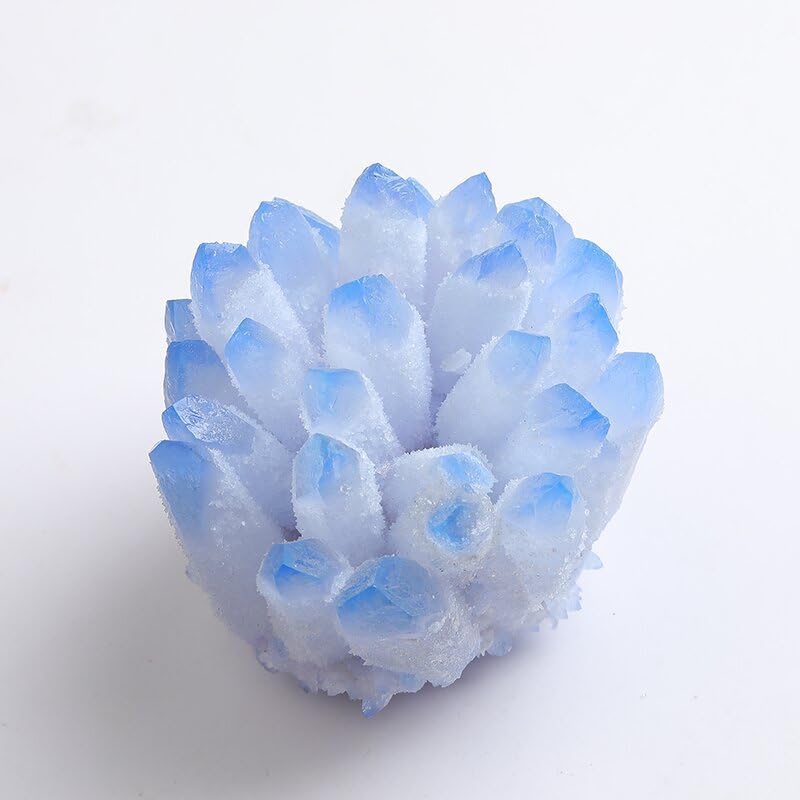 Amas de quartz bleu cristal d'exception de collection 300g - 6