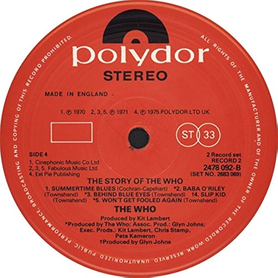 英LP The Who The Story Of The Who UK盤プチ音有 英LP The Who The Story Of The Who UK盤プチ音有 - メルカリ