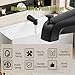 Easy to Install Tub Spout with Diverter, Bathtub Faucet Replacement for 1/2 Inch Copper Pipe, Includes Installation Tool and Pull-Down Diverter Valve for Quick Setup (Black)