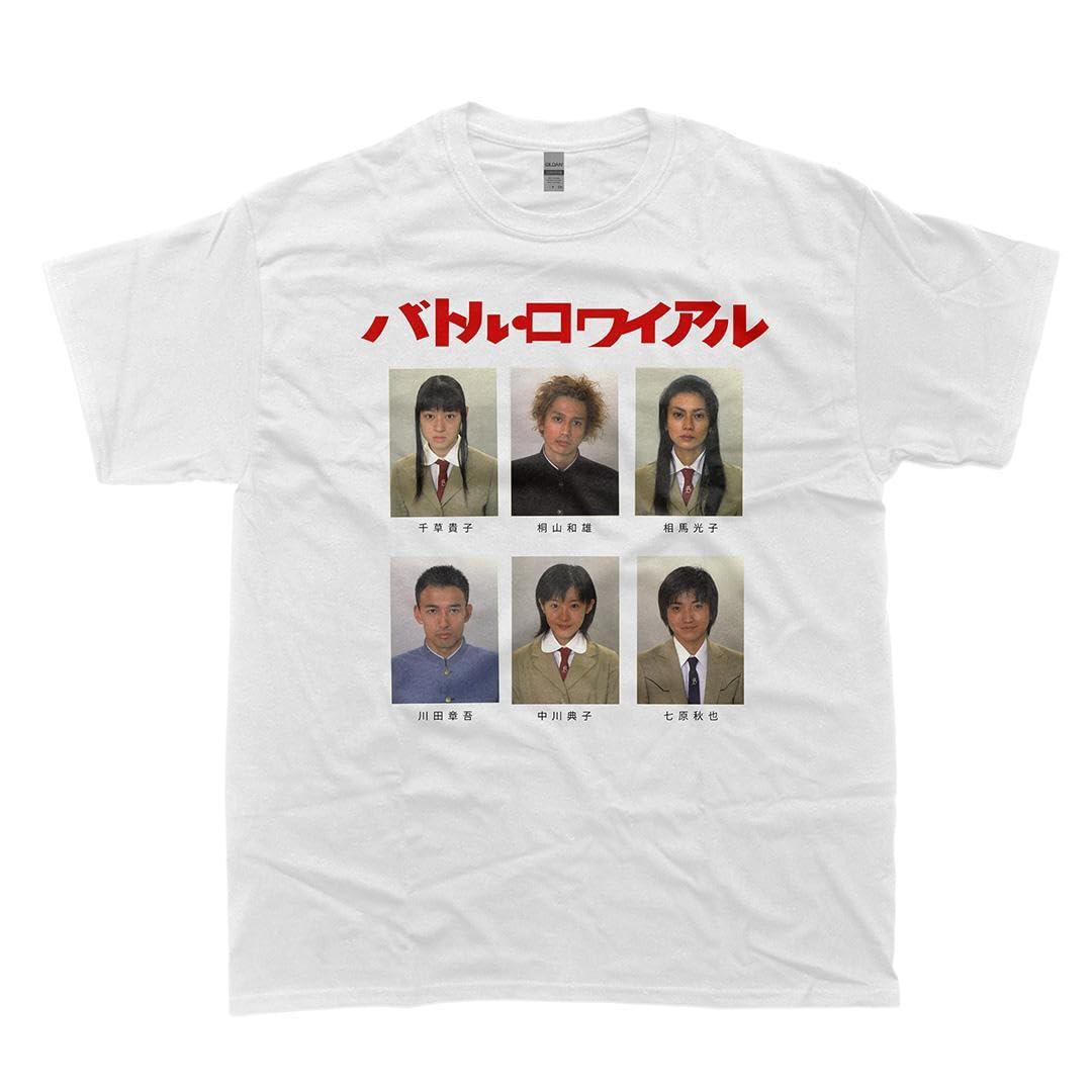 Amazon.co.jp: L バトルロワイヤル Tシャツ 北野武 柴咲コウ 藤原竜也 