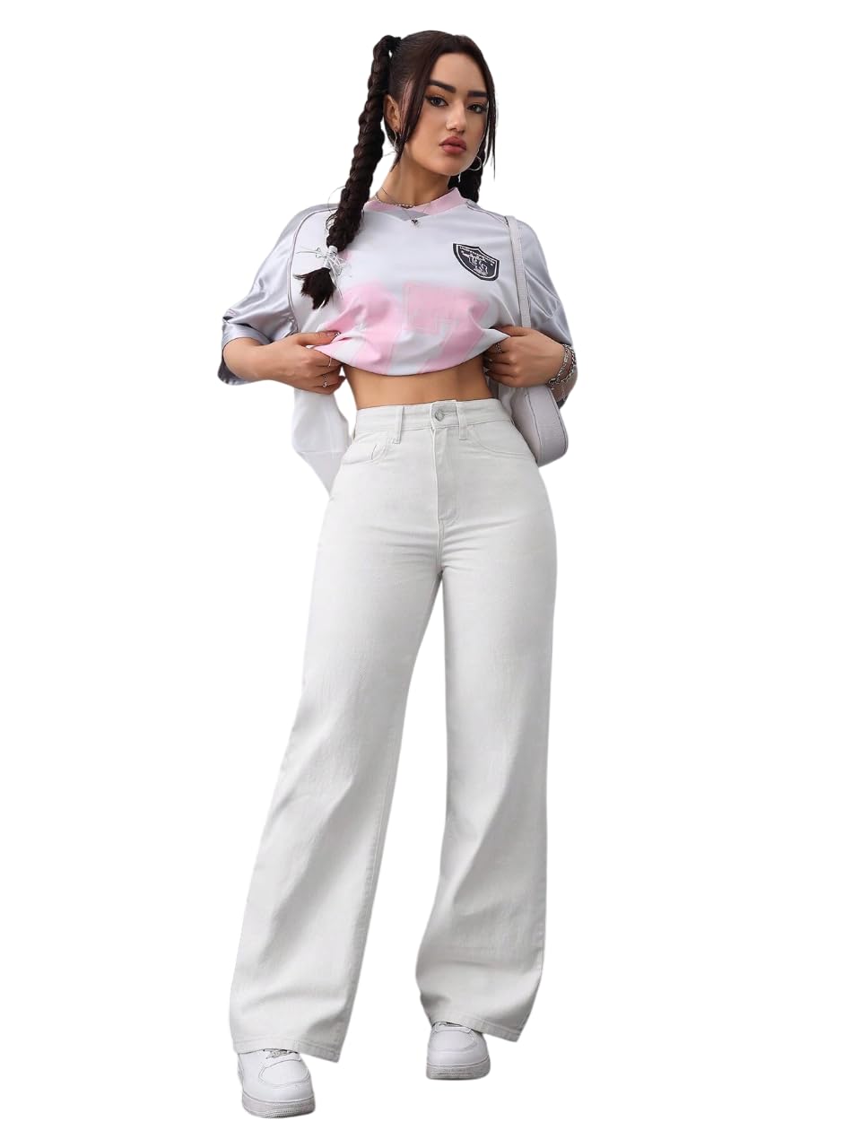 Tagas Women's Jeans|Women Jeans Baggy |womensjeans high Waist||(WDJ-8)