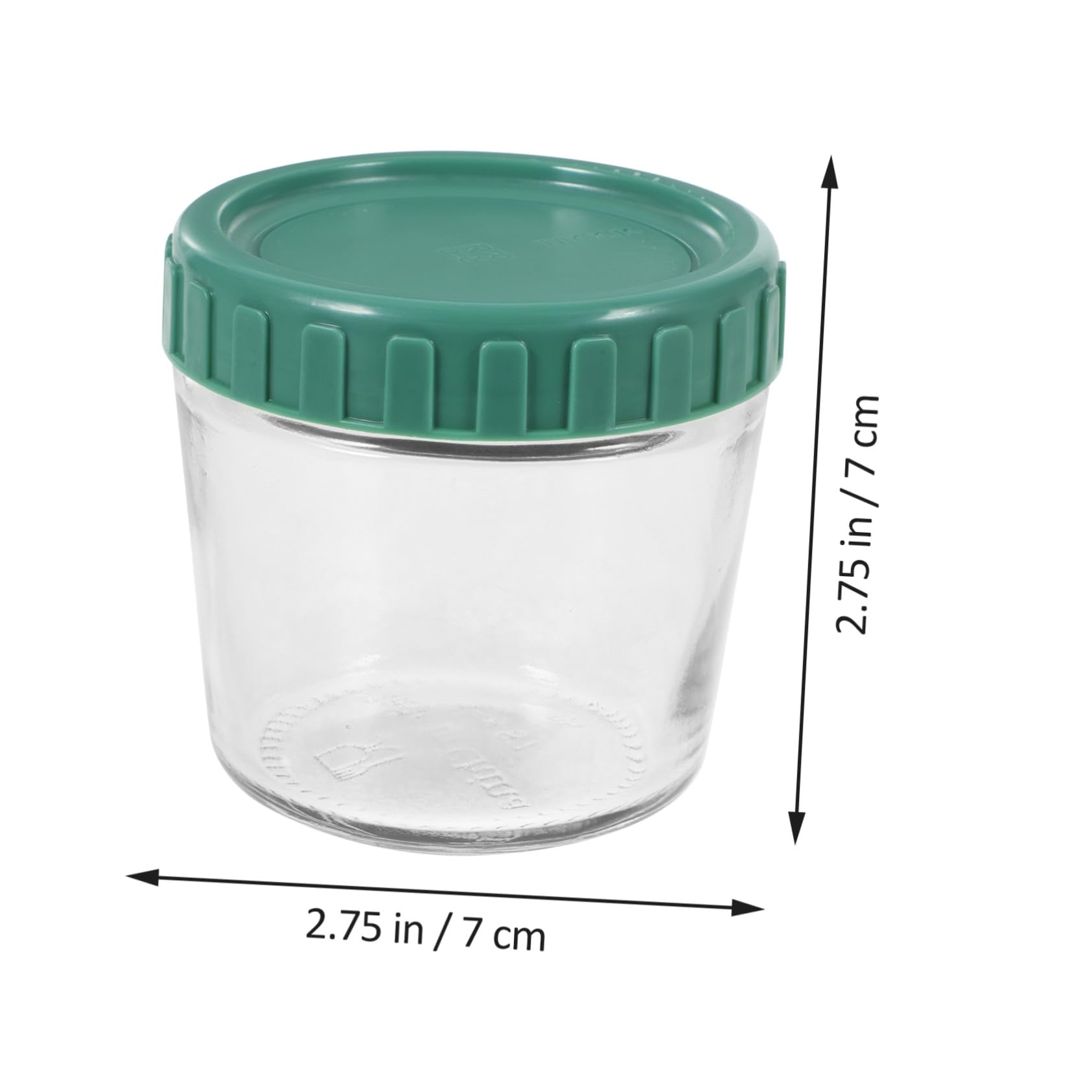 4pièces Lot De Bocaux Verre Hermétiques Pour Conservation Alimentaire Contenants Réutilisables Avec Couvercle Pour Yaourt Et Épices