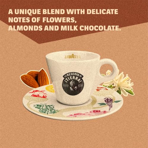 Image of Lavazza Tierra India | Arabica Whole Roasted Bean | Traditional Drum Roasting | 1Kg Pack (Pack of 3)