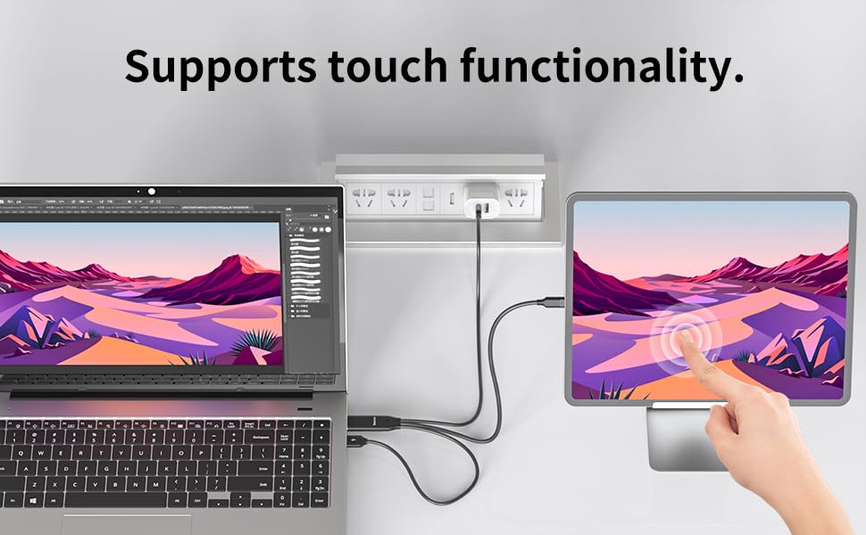 Amazon.com: Loryi HDMI to Type-C Cable Black,4K@60Hz, 8.2ft, USB-C