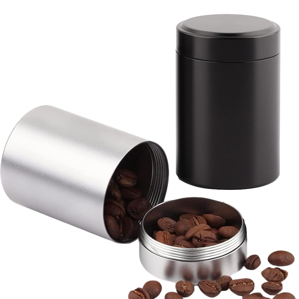 Anluoyi 2 PCS Aluminum Storage Jar, Portable Smell Proof Container