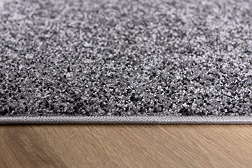 Rug Branch Tarin 8' x 11' (7'9" x 10'6") Grey/Black Geometric Indoor Area Rug, Contemporary, High Pile, Stain-Resistant Carpet - Living Room, Bedroom, Dining Room, and Kitchen by Rug Branch - Image 5