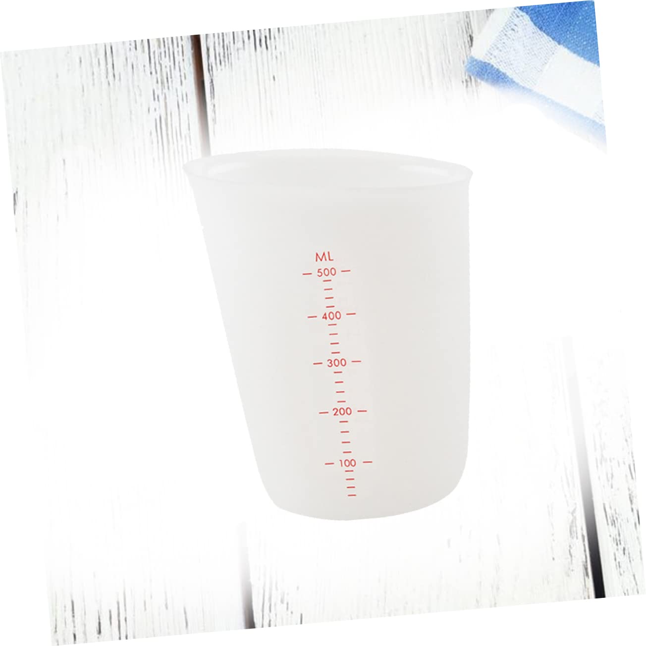 Amosfun 6 Pièces Récipient à Avec Graduations Petit Verre Doseur Tasse à Mesurer Visible Pichets Gradués Verser Une Tasse à Mesurer Tasses à Mesurer De Cuisine Tasse à Blanche