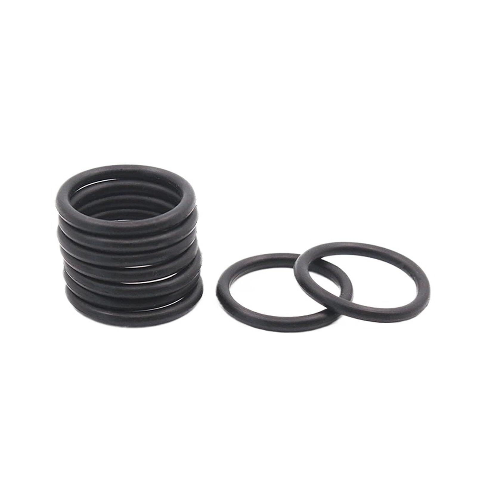 20 PC/lot bague d'étanchéité en caoutchouc NBR joint torique CS2.4mm OD20.5/21/22/23/24/25/26/27/28/29/30mm joint torique joint d'étanchéité rondelle d'huile,Matériau Fiable(60pieces,22x17.2x2.4mm)