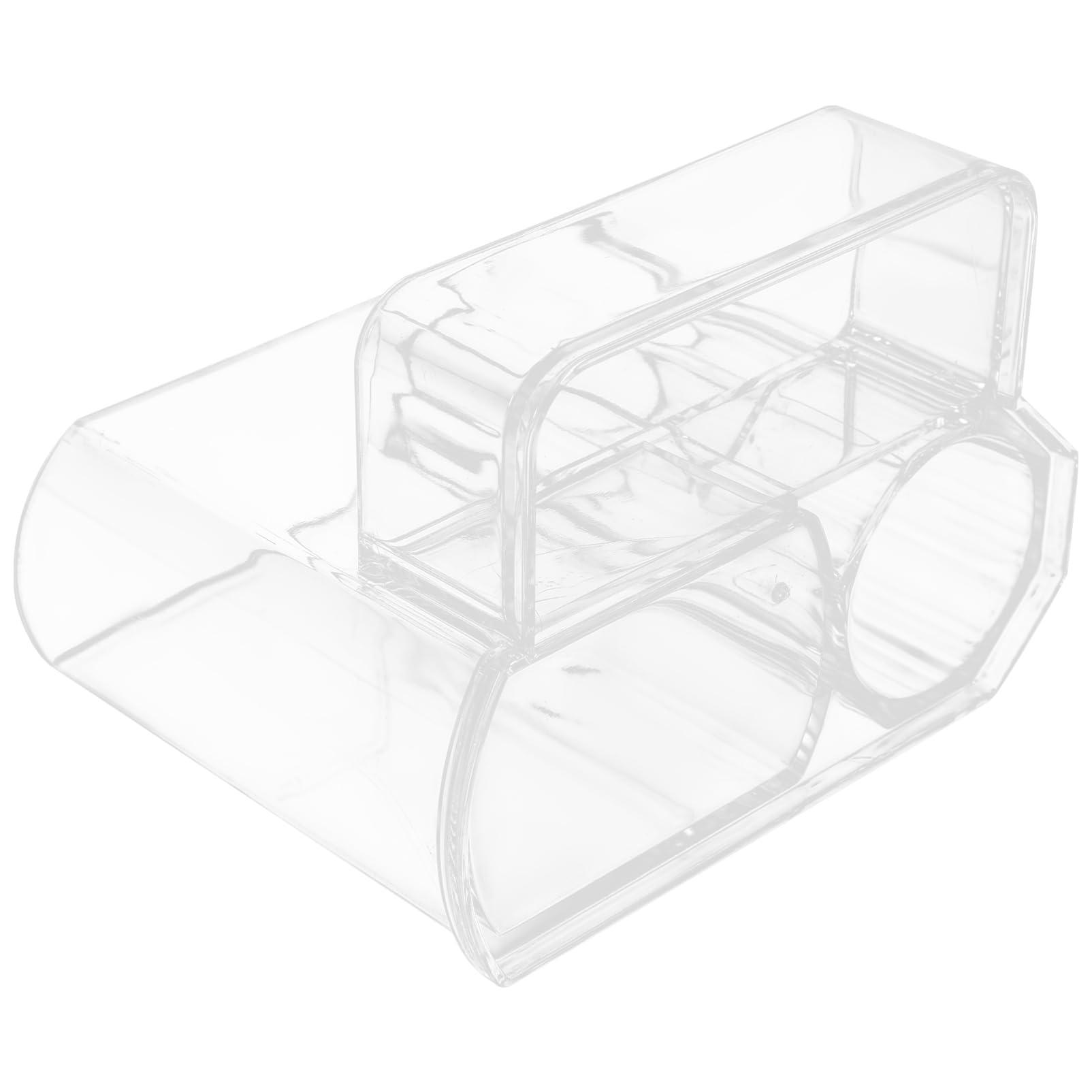 Healvian 4piezas Caja De Almacenamiento Acrílica Para De Manicura y Cosméticos Organizador De Escritorio Multifuncional Para Maquillaje Accesorios y Papelería Diseño Práctico y