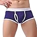 Produktbild Männer Baumwolle Unterhose, Sunday Reizvoll Mens Solid Breat Unterwäsche Slips Ausbuchtung Pouch Shorts Retroshorts Herren Pure Farbe Boxershorts (Blau, L)