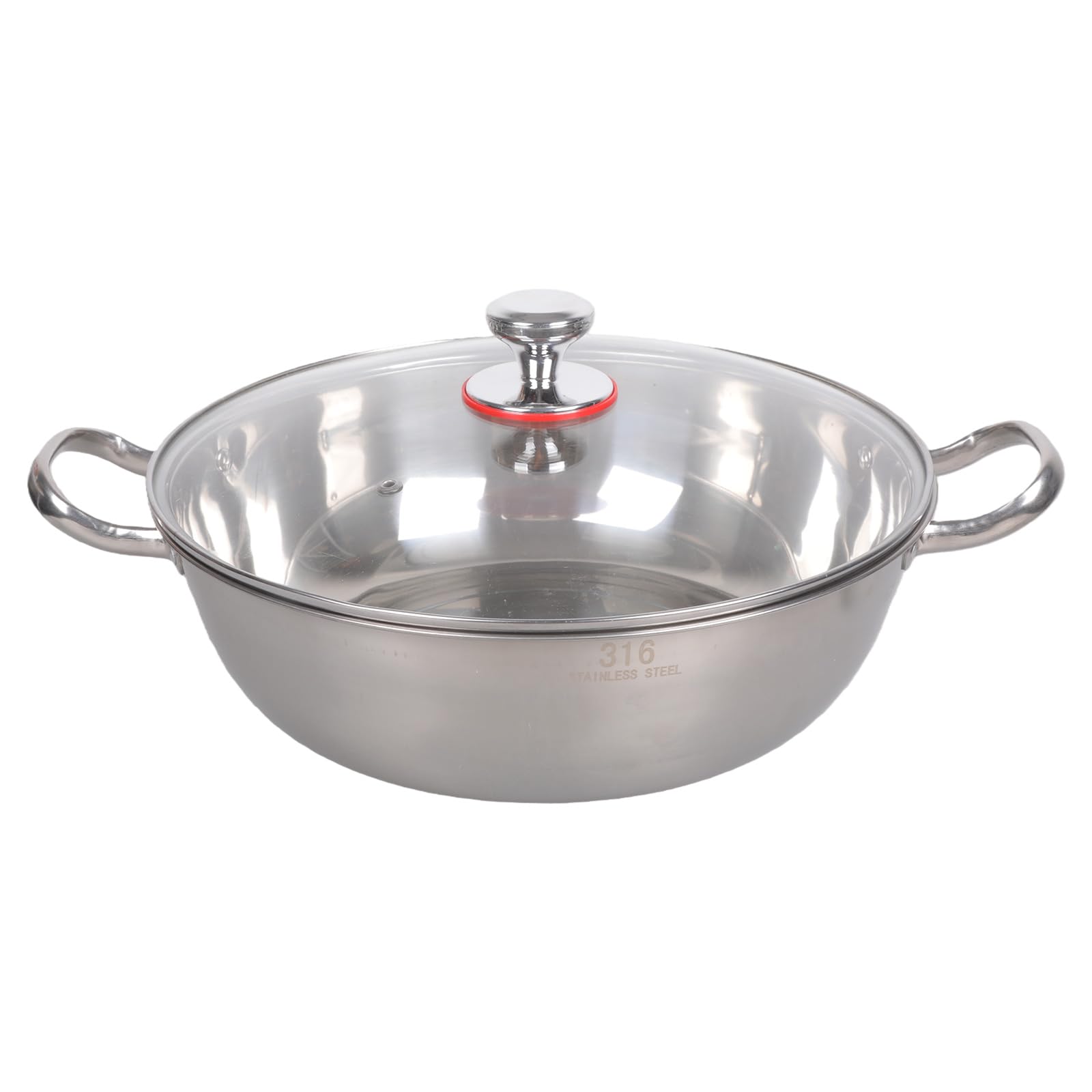 Marmites de cuisson en acier inoxydable 316 faitout induction durable avec couvercle épais