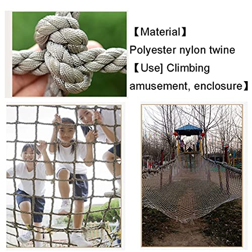 Filet de sport antidérapant en nylon avec corde de sécurité escalade 3X4m