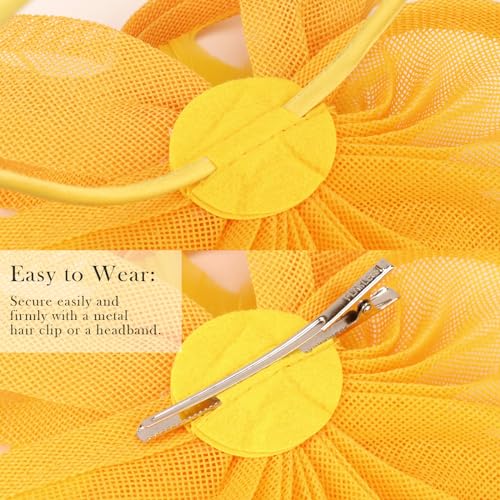 Image of DRESHOW Women Fascinator Hats Tea Party Hat Vintage Pillbox Hat Headband for Cocktail