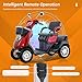 All-Terrain 4-Wheel Electric Powered Mobility Scooter for Seniors & Adults Heavy Duty Mobile Scooters with Convertible 2-Seat, 3-Speed Mode, 1000W Motor, 330lbs Capacity (Red)