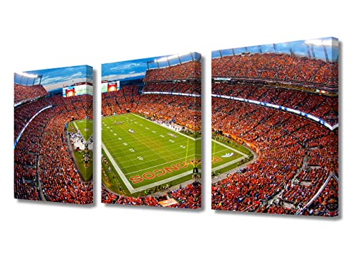 Denver Soccer Canvas Wall Art, Broncos Stadium, 42
