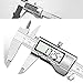 Pied à Coulisse Digital - Professionnel Numérique Caliper Pied à Coulisse de 150mm Mesure précise et rapide, lecture facile en Acier inoxydable Outil Micromètre Vernier avec Ecran d'affichage LCD