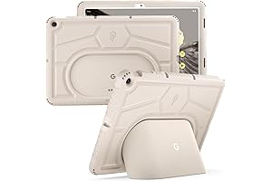 Seamless Porcelain Pixel Splash: Poetic TurtleSkin Pixel Tablet Case