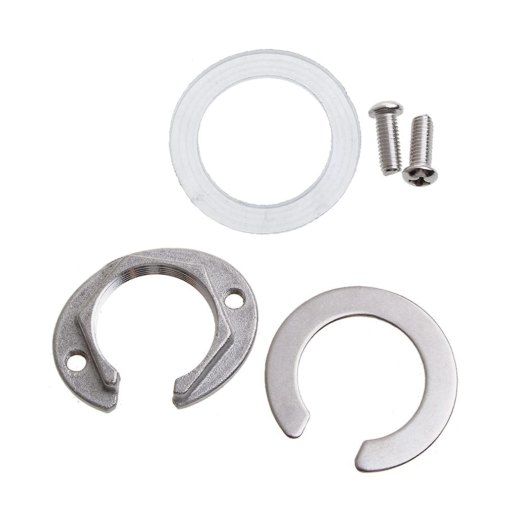 BOGEEL / Stainless Steel Tap Faucet Fixing Fitting C Type Faucet Anti-Loosing Nut Fastening Washer Accessory,Copper Stainless Steel