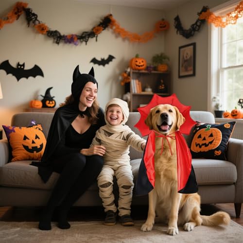 Disfraz de vampiro para perro grande miniatura 4