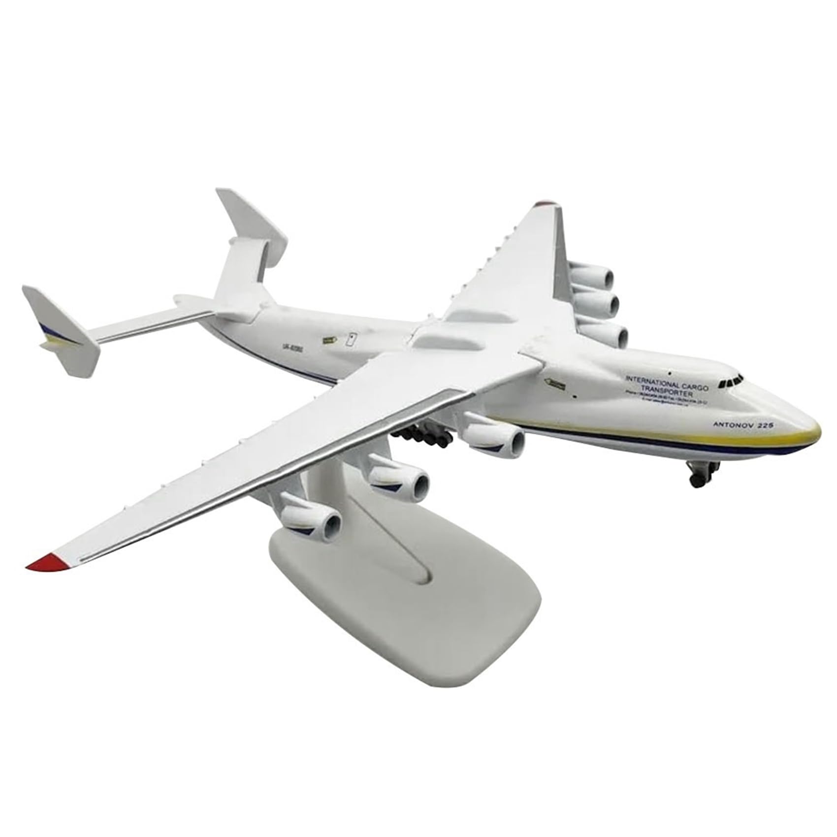 Littlecatch Airplane Model Airplane Toy for Collection Metal Alloy Antonov An-225 Mriya Airplane Model 1/400 Scale Replica Model