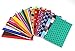 RayLineDo® 15X Different Pattern Bohemia & Stripe Dot Style Canvas Patchwork Fabric Bundle Squares of 20 * 25cm Quilting Scrapbooking Artcraft Project Collection One
