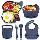 【Bestes Geschenk】Unser baby essen set ermutigt das baby, selbständig zu essen und entlastet die hände der mutter, was es zum perfekten geschenk für baby und mutter macht, perfekt als geschenk zur babyparty. Ideal als Weihnachtsgeschenk, Neujahrsgeschenk, Geburtstagsgeschenk, Kindertagsgeschenk für eine neue mutter, sohn, tochter, enkelin, enkel oder das kind eines freundes.