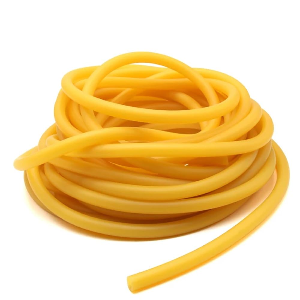 Tubo de látex natural 5m, ID 1,6–18 mm, OD 3,2–22 mm. Alta elasticidad y resistente al desgarro, apto para laboratorio e industria, 1 pieza(ID 18mm x OD 22mm)