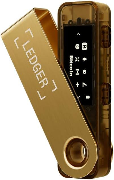 Nano S Plus Signer – The accessible Way to Manage Your Crypto & NFTs securely (Ledger Wallet for Desktop and Android only) – Gold
