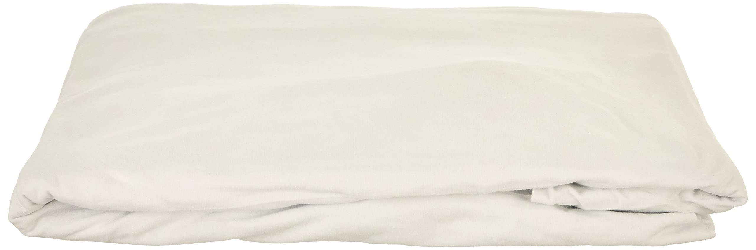 Bed-Fashion Elastane Topper Fitted Sheet, Mako-Satin, White, Double, 140 x 200 cm