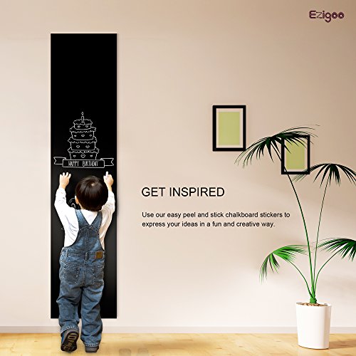 Lavagna Adesiva Nera 43 cm x 210 cm, lavagna