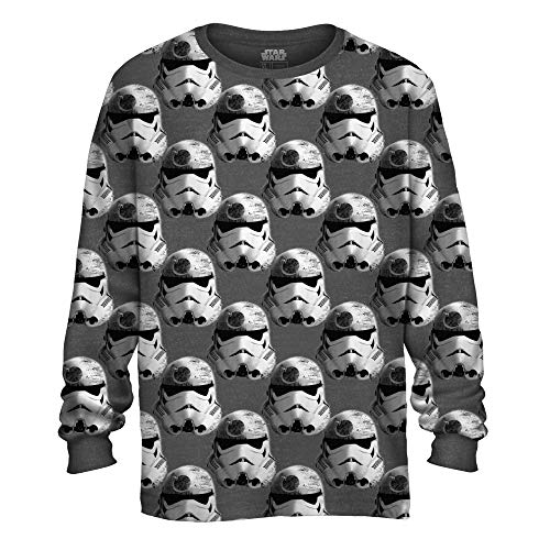 Star Wars Stormtooper Men's 2-Piece Pajama Sleep Set, XX-Large Grey3
